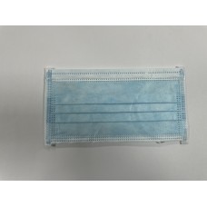 BEYUAM Face Mask Disposable Adults 3Ply Non-Woven with Nose Clip Ear Loop Blue 50Pack 